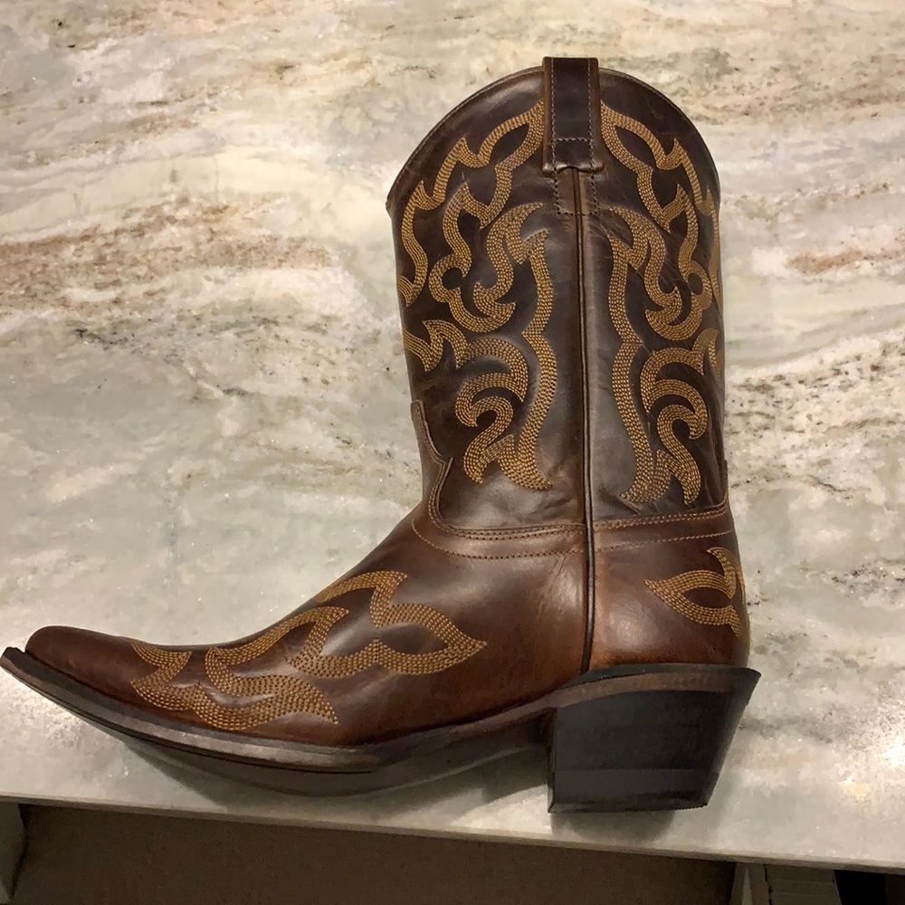 Old West Cowboy Boots Size 7